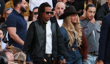 Beyoncé, Jay-Z, Victor Wembanyama, Omar Sy... Pluie de stars au défilé homme Louis Vuitton au Centre Pompidou