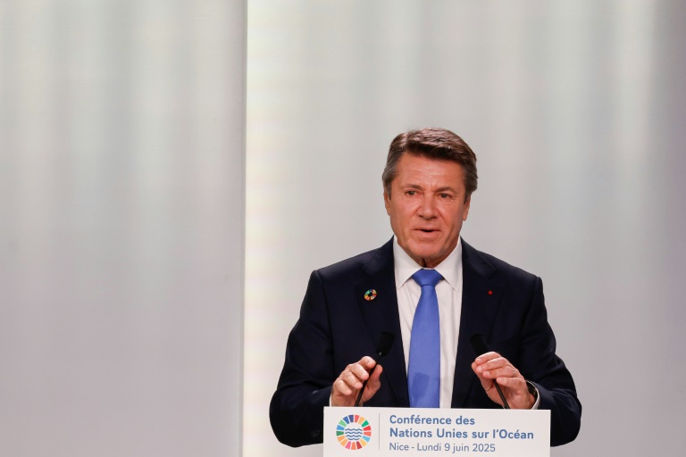 Le maire Horizons de Nice Christian Estrosi à Nice le 9 juin 2025 (Ludovic MARIN)