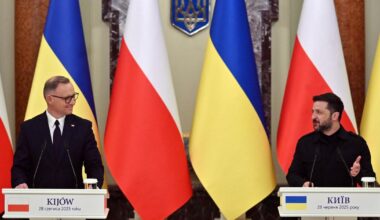 Volodymyr Zelensky juge «extrêmement important» de garder le soutien de la Pologne