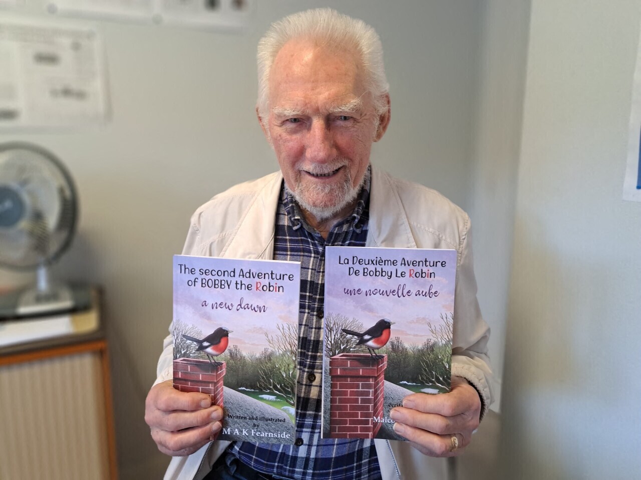 À 84 ans, Malcolm Fearnside sort son troisième livre jeunesse