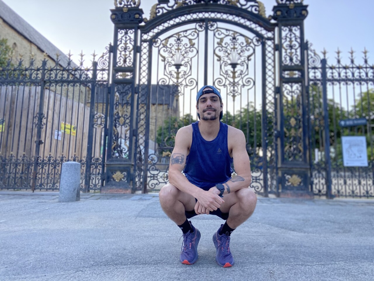 dans le parc du Thabor à Rennes, François se donne le défi de courir… 100 km