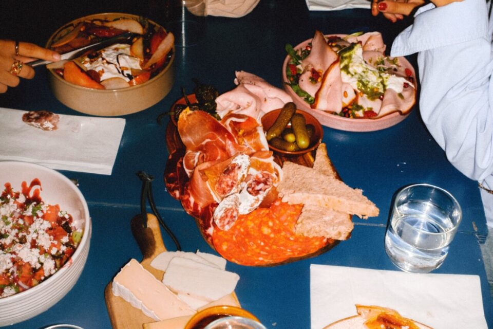 Mezze et planches à partager.