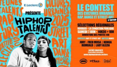 Hip Hop Talents débarque à Roubaix : rap, danse et street art au sommet
