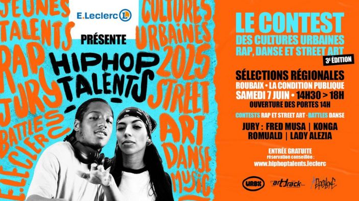 Hip Hop Talents débarque à Roubaix : rap, danse et street art au sommet