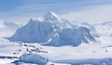 montagnes Antarctique