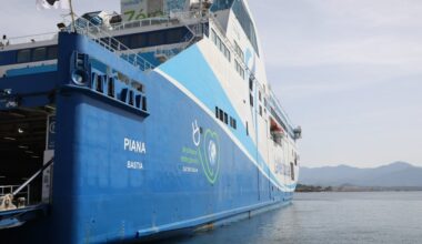 Incendie d'une remorque sur un bateau de "La Méridionale" qui venait d'accoster à Marseille en provenance d'Ajaccio ce samedi