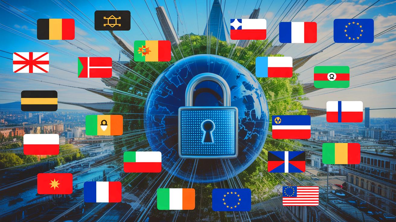 Illustration de la lutte contre le piratage audiovisuel avec des blocages automatisés en Europe. Image réalisée par IA.