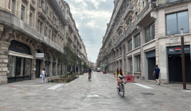 après des mois de travaux, cette rue du centre-ville devenue piétonne se dévoile