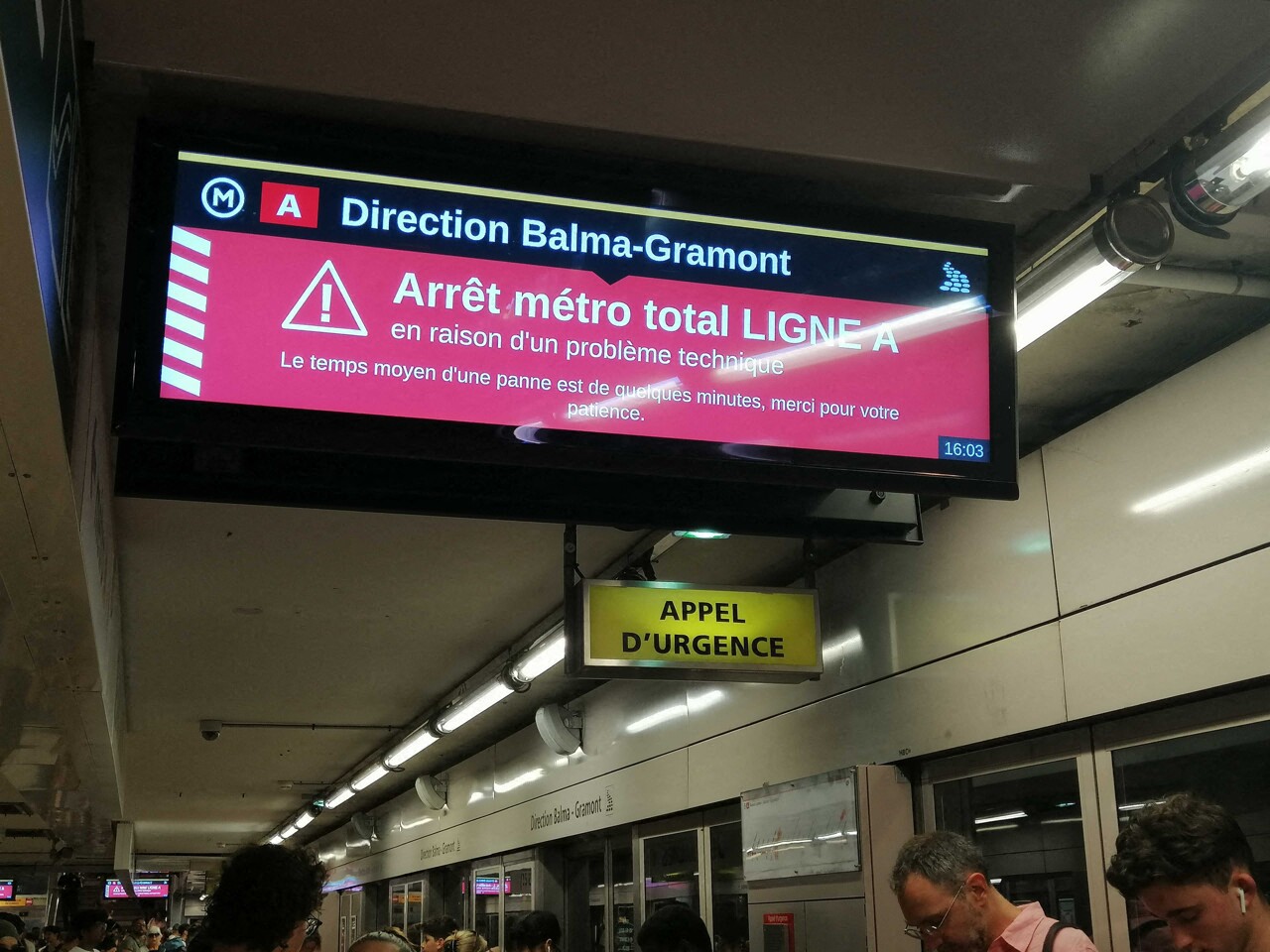 Toulouse. La ligne A du métro totalement à l'arrêt en milieu d'après-midi : voici pourquoi