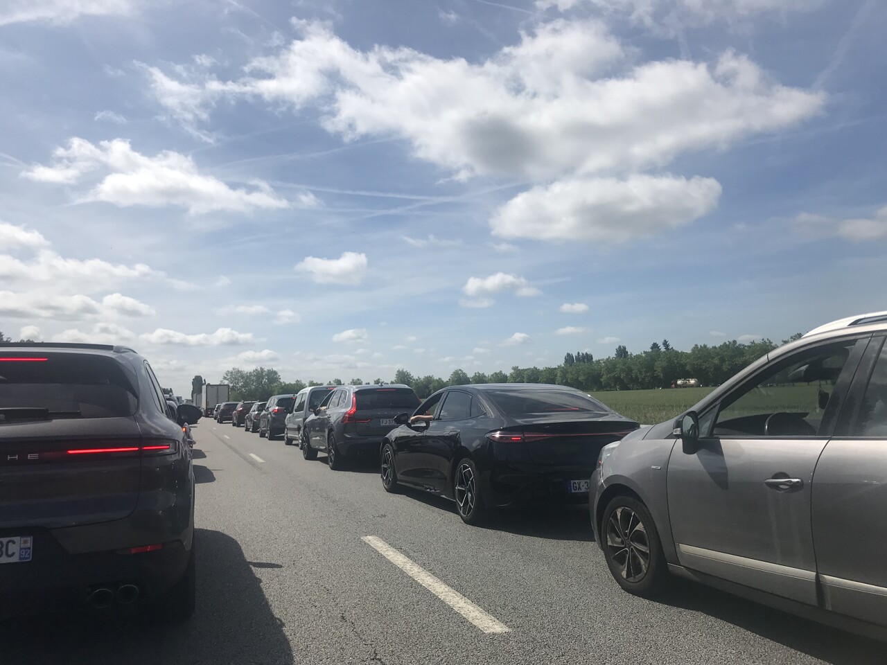 plus 472 kilomètres de bouchons sur les routes de Paris et d'Île-de-France