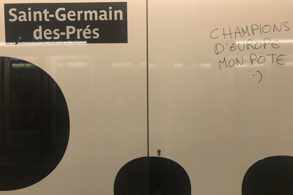 Sur un quai du métro Saint-Germain-des-Prés, mardi 3 juin 2025.