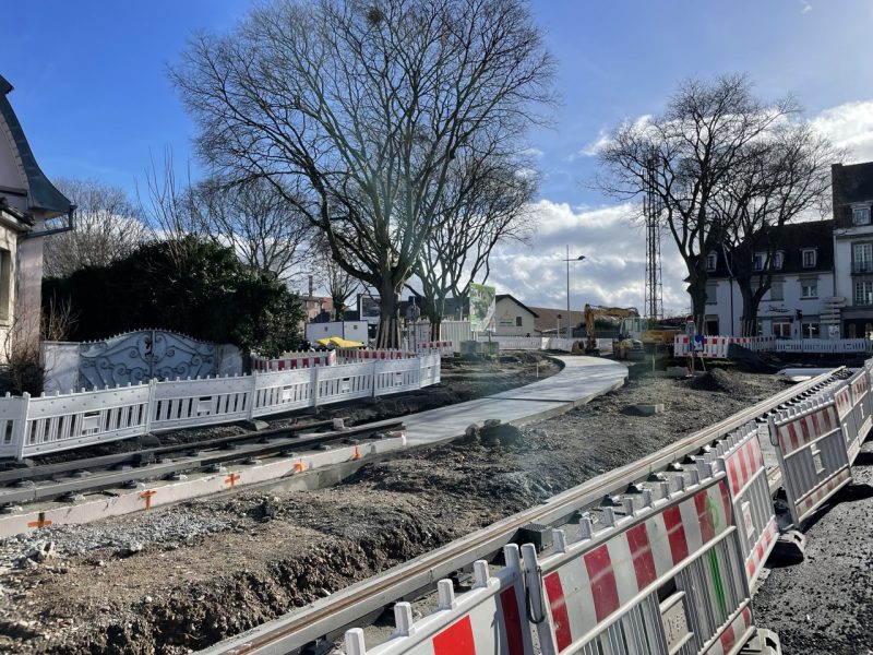 chantier tram ouest