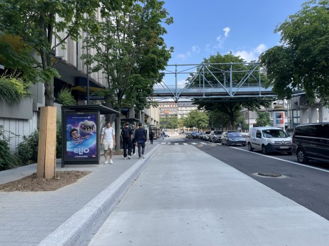 arrêt de bus secteur halles