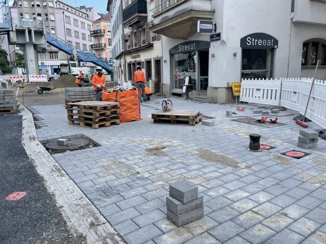 secteur halles travaux