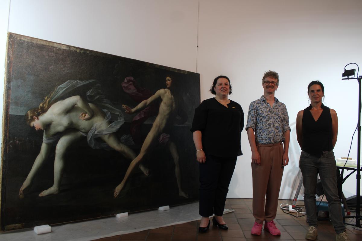 comment la toile retrouvée dans les réserves du musée de Libourne a été authentifiée