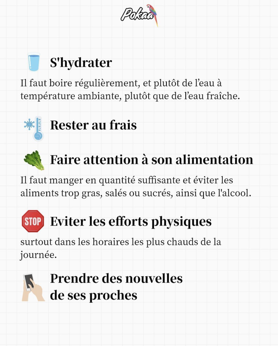 canicule conseils pokaa