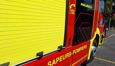 l'habitante transportée en urgence absolue à l'hôpital