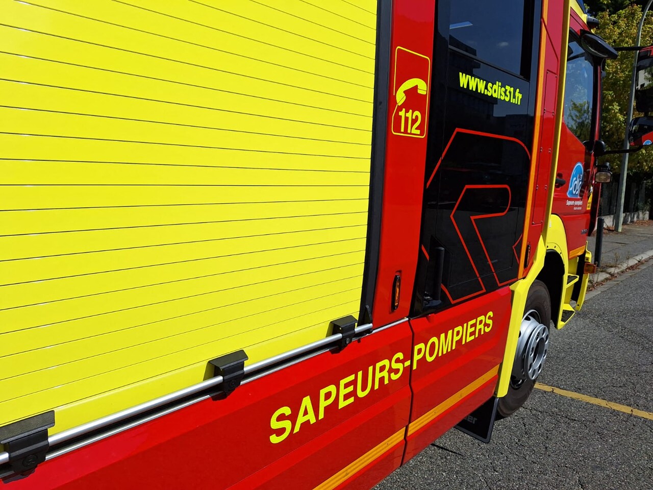 l'habitante transportée en urgence absolue à l'hôpital