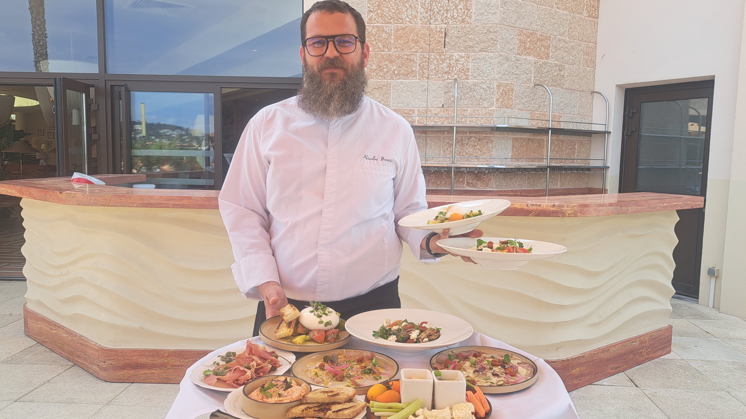 © A.Z. - Le chef Nicolas Brenier a imaginé une carte "healthy" pour le restaurant de l'hôtel Villa M Marseille.