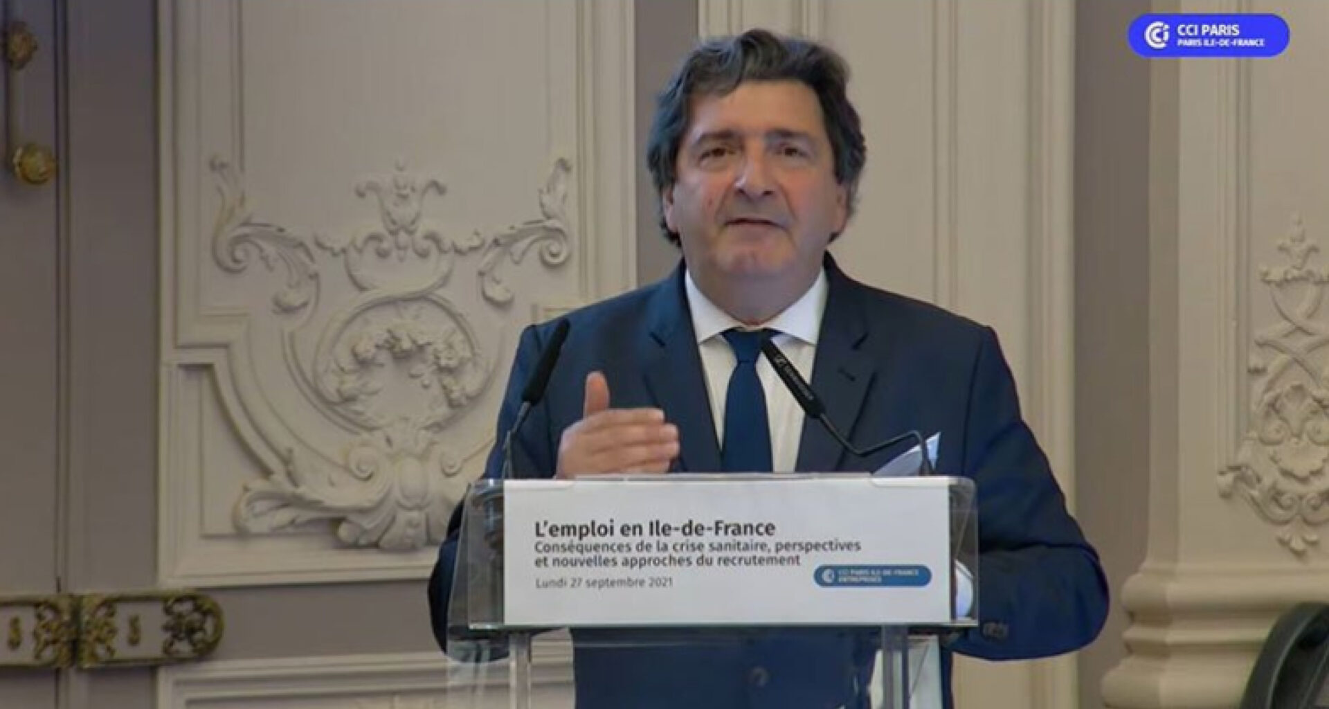 DR - Dominique Restino, président de la CCI Paris Ile-de-France qui sera présente au salon Viva Tech 2025.