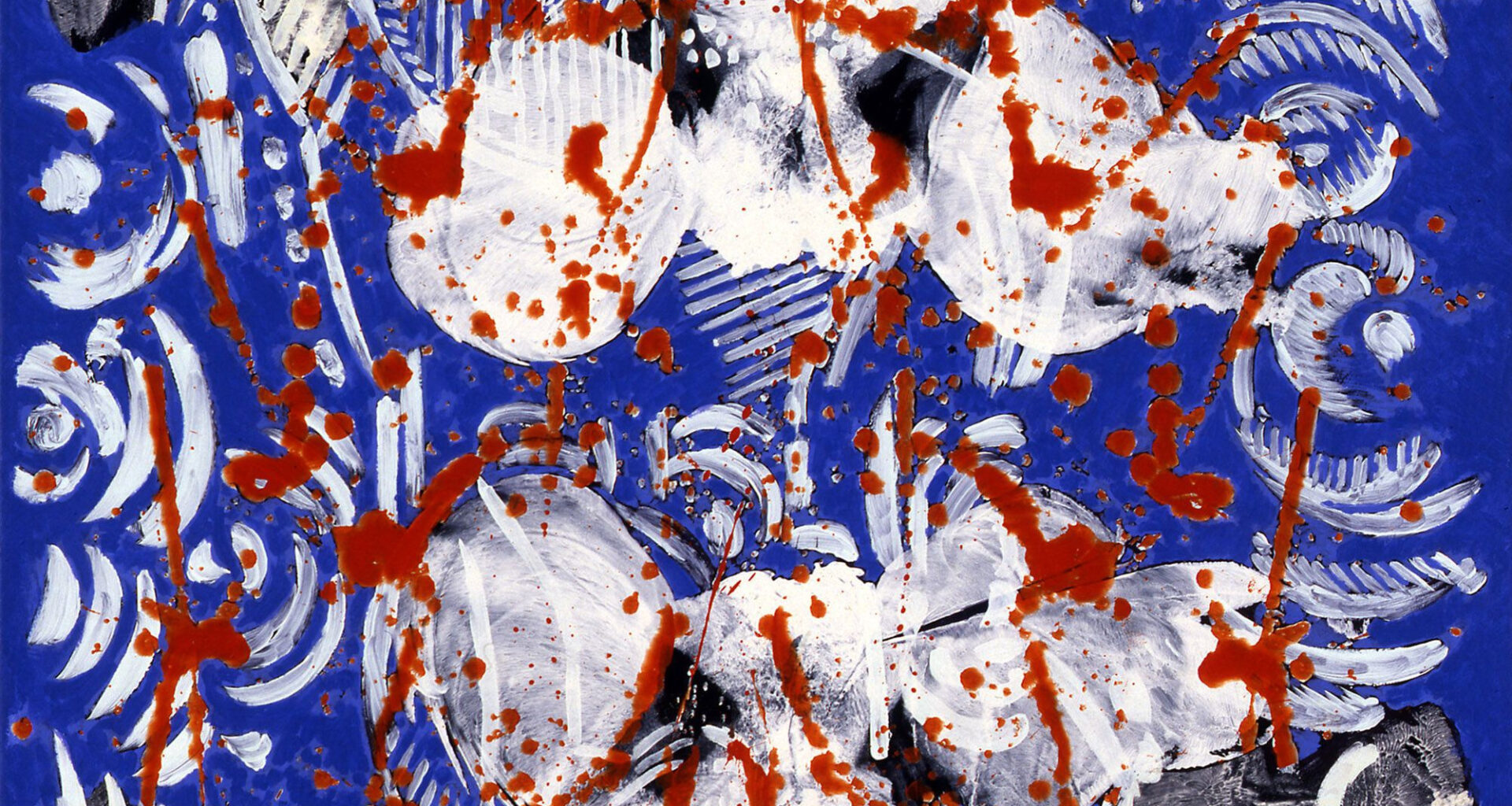 © ADAGP, Paris, 2025/image Atelier Laversine - Cette peinture à la cire sur toile intitulée "Coquille n°XXXI" a été créée en 1995 par François Rouan. Elle est exposée actuellement au musée des Beaux-Arts de Lyon.