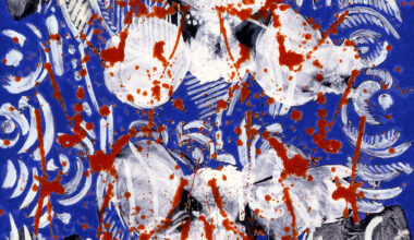 © ADAGP, Paris, 2025/image Atelier Laversine - Cette peinture à la cire sur toile intitulée "Coquille n°XXXI" a été créée en 1995 par François Rouan. Elle est exposée actuellement au musée des Beaux-Arts de Lyon.