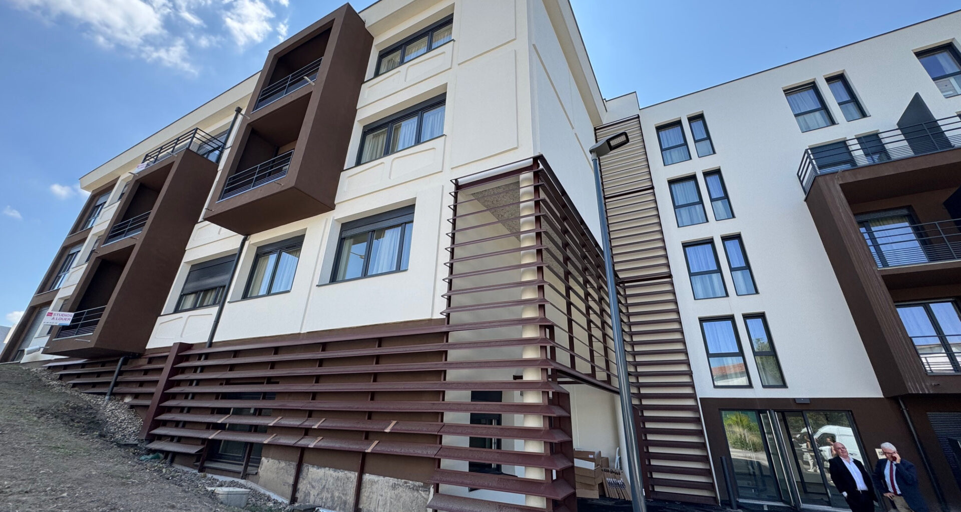 © Denis Meynard - A Saint-Etienne, les étudiants pourront s’installer durant l’été dans la résidence étudiante de 200 logements inaugurée dans le quartier de La Métare.