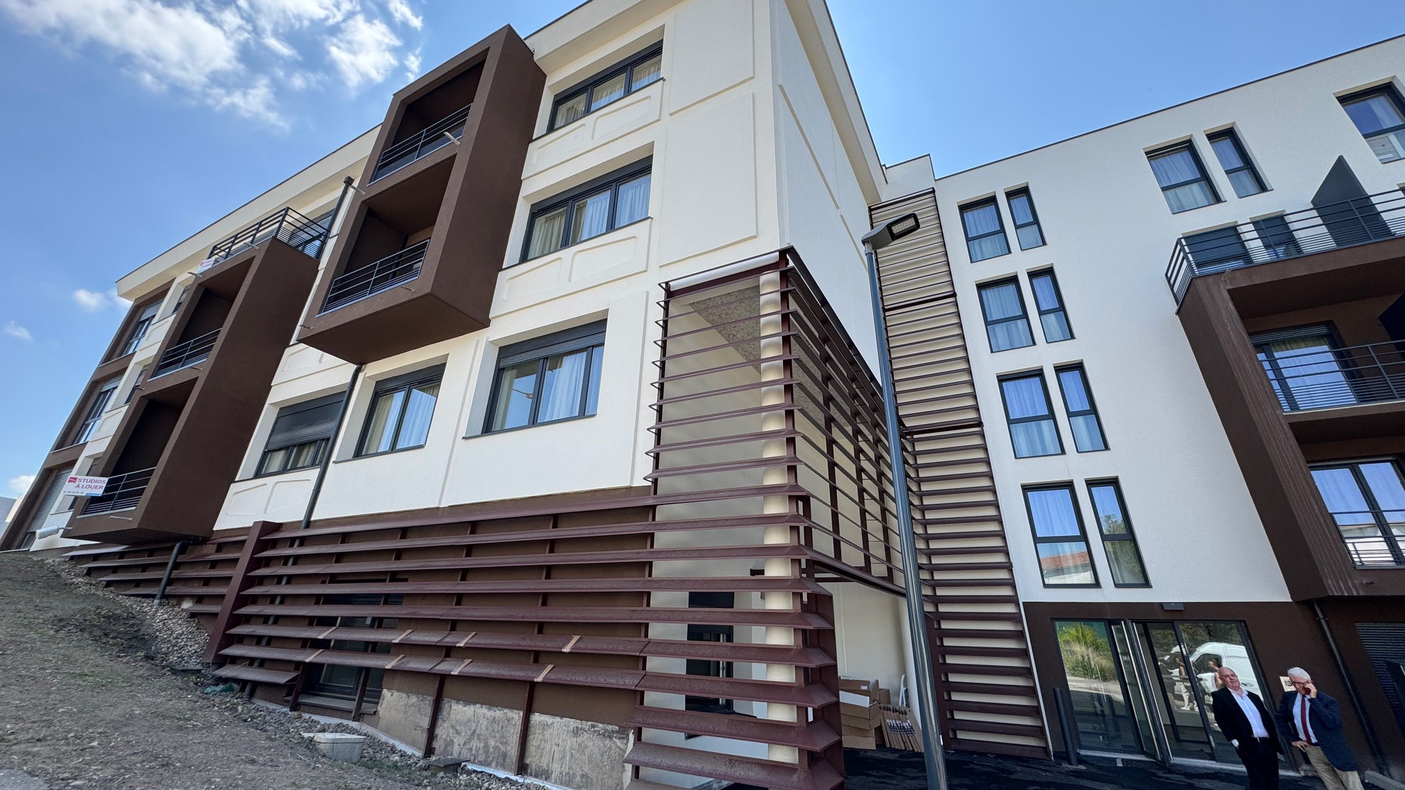 © Denis Meynard - A Saint-Etienne, les étudiants pourront s’installer durant l’été dans la résidence étudiante de 200 logements inaugurée dans le quartier de La Métare.