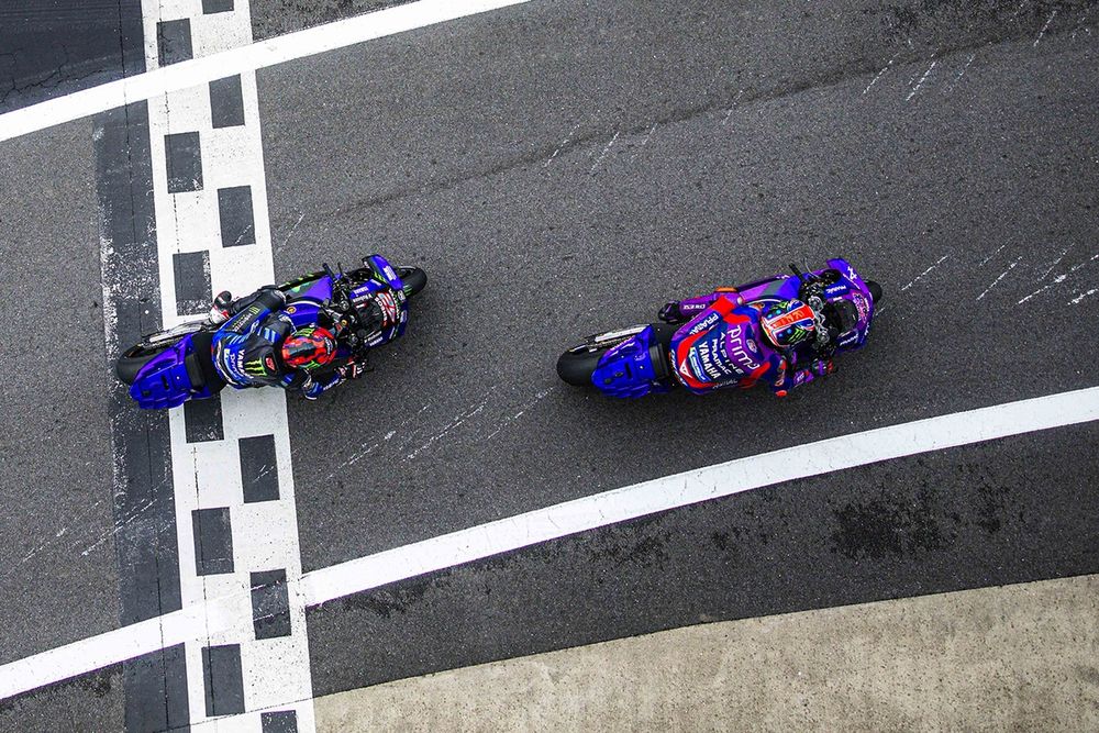 Yamaha aura cinq pilotes engagés au GP d'Aragon.