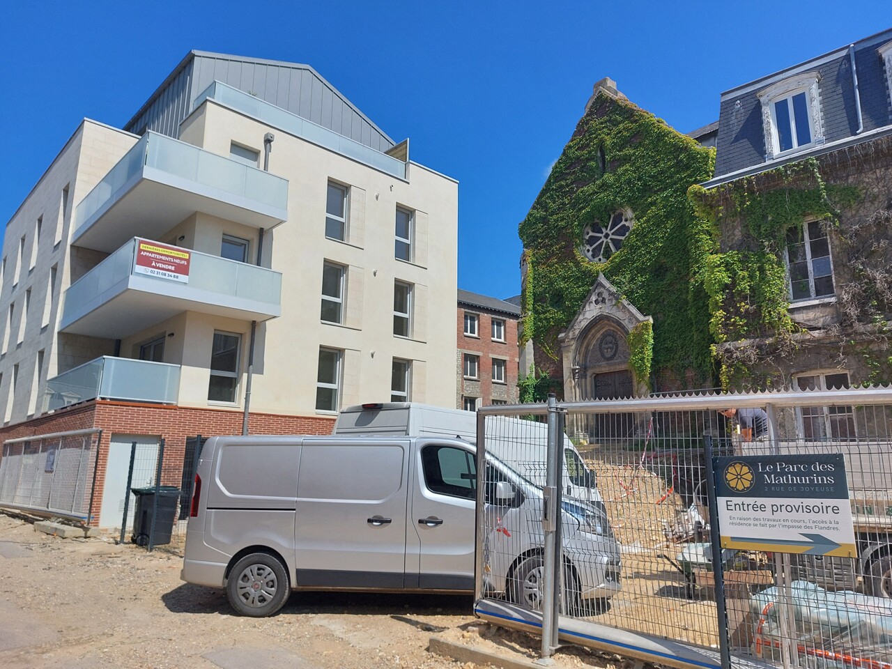 Où en est le projet de parc public à l'ex-foyer Sainte-Marie (Jardins Joyeux) à Rouen ?