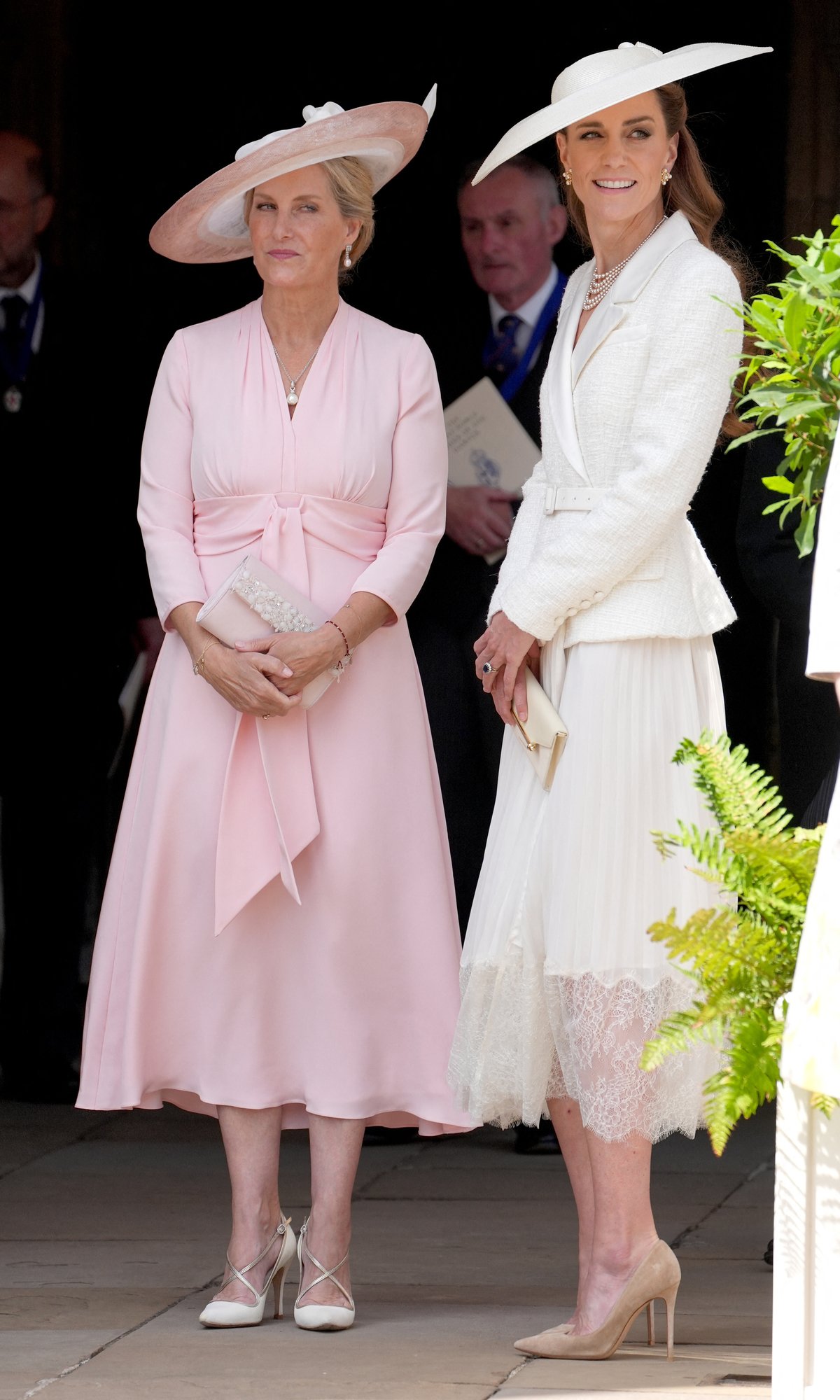 La famille royale britannique assiste à la cérémonie de l'Ordre de la Jarretière à la chapelle Saint-Georges du château de Windsor.