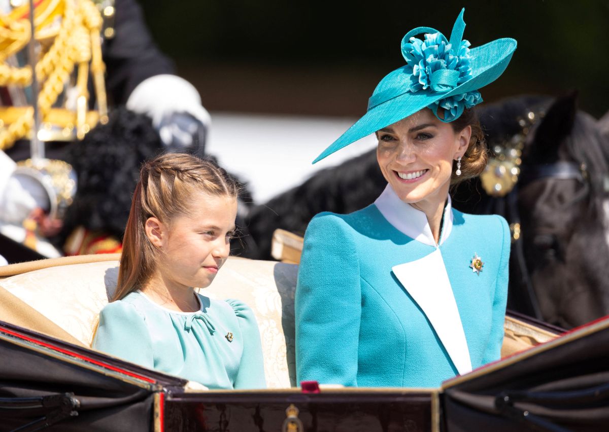 Kate Middleton et la princesse Charlotte 