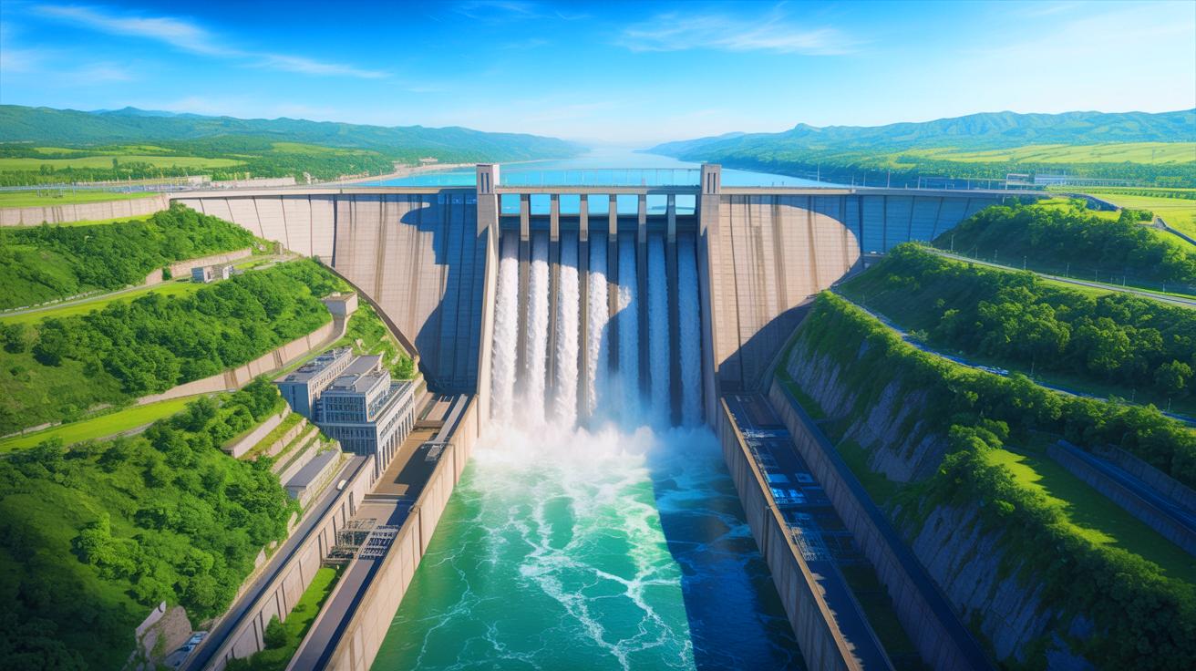 Illustration de l'impact des infrastructures humaines sur la rotation de la Terre. Image réalisée par IA.