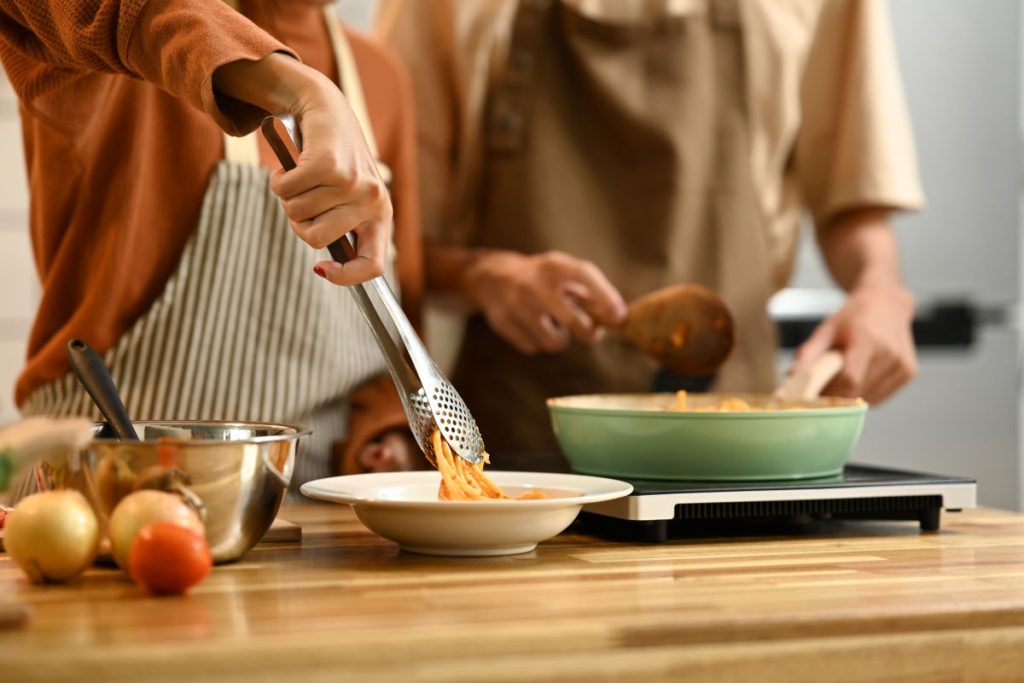 La cuisson des pâtes