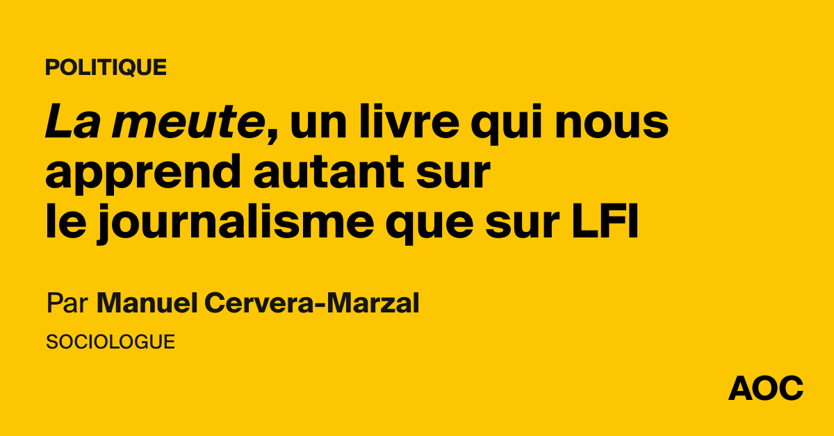 La meute, un livre qui nous apprend autant sur le journalisme que sur LFI