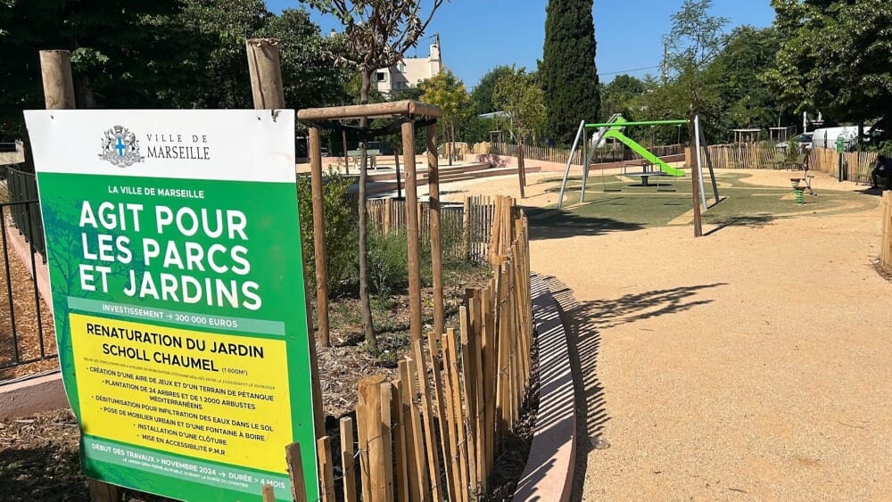 Le camp se situait à deux pas du parc Scholl Chaumel, renaturé, équipé de jeux et livré il y a deux mois derrière l'avenue de la Rose.