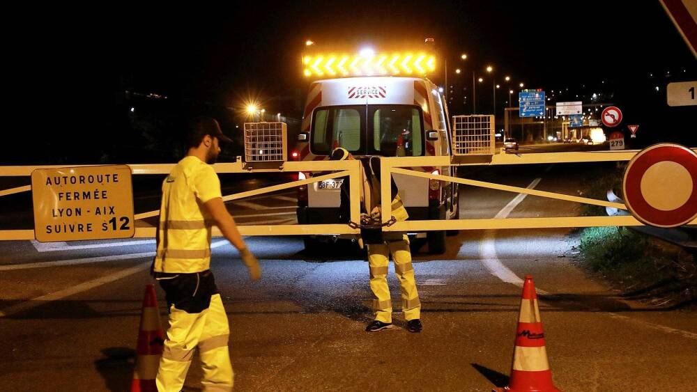 Fermeture d'autoroutes