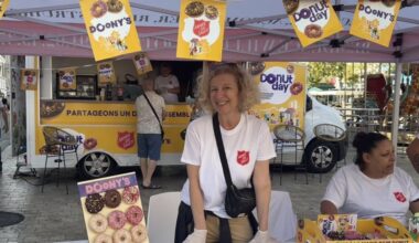 Autour du donut, Une journée de partage avec l’armée du Salut