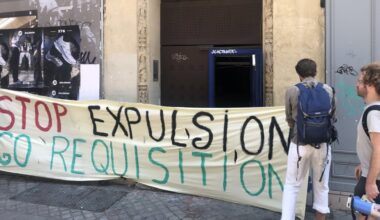 Le collectif Réquisition pour l’occupation des logements vides investit un immeuble du centre-ville