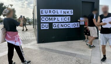 À Marseille, des militants pro paslestiniens ciblent à nouveau la société marseillaise Eurolinks