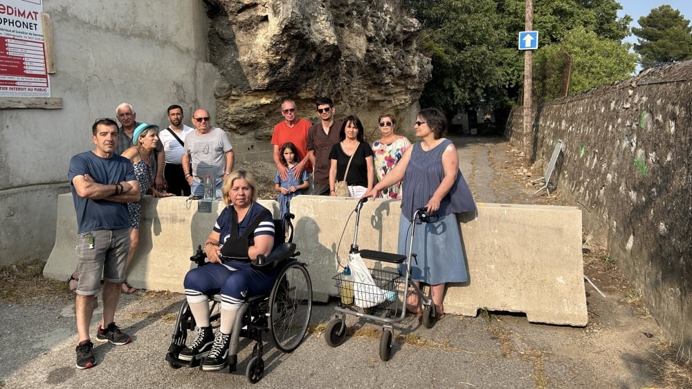 aux Olives, conflit entre Métropole et Ehpad autour d'un mur qui menace de s'effondrer