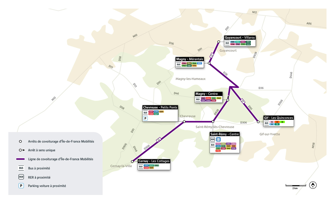 L1 plateau de Saclay IDFM