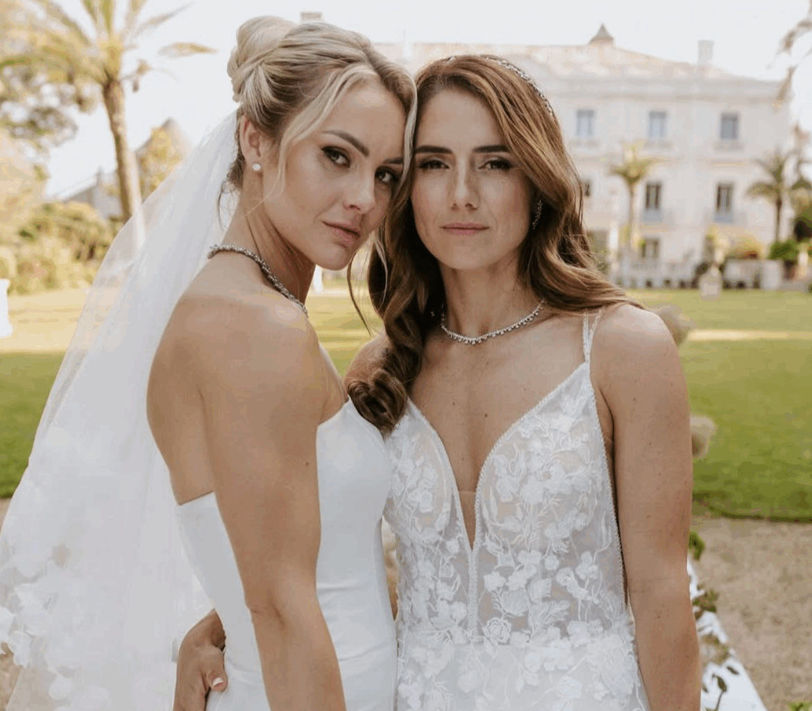 ces deux joueuses de l'OL se sont mariées, les superbes images de leur union font réagir