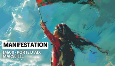MANIFESTATION POUR LA PALESTINE ET L'HUMANITE, MARSEILLE DIMANCHE 15 JUIN 14H PORTE D'AIX - International Solidarity Movement
