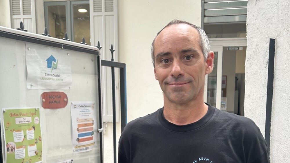 Matthieu Foix, directeur du centre social des Olives la Marie.