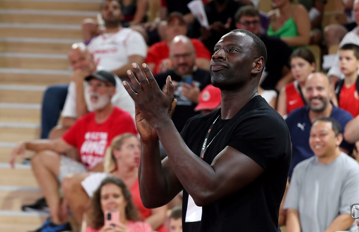 Omar Sy enflamme l'Adidas Arena après le titre de champion de France du Paris Basket