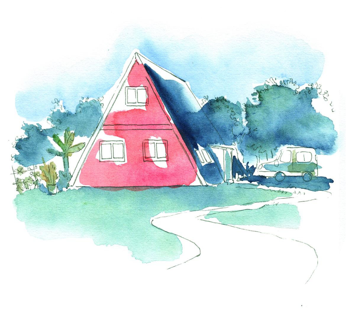 Toutes les planches sont réalisées à l’aquarelle.
