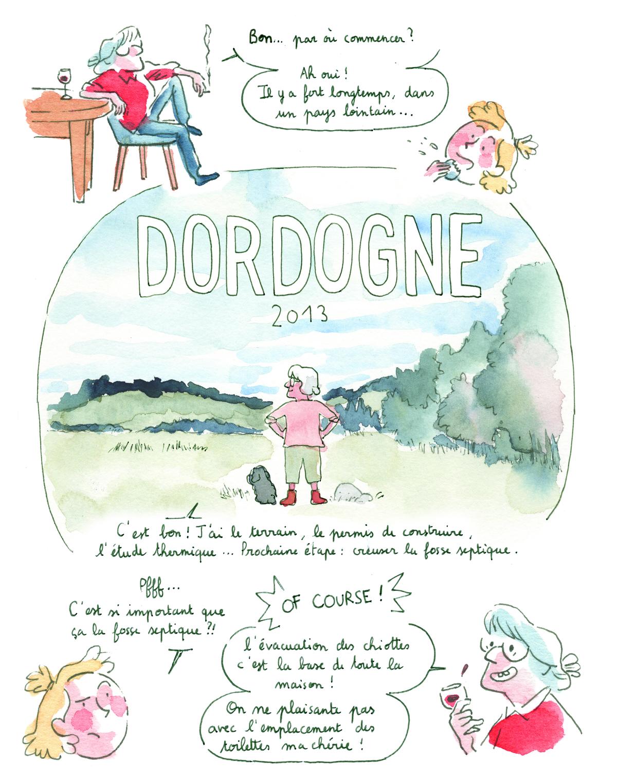 Ambre Chatelain travaille sur cette bande dessinée depuis septembre 2024.