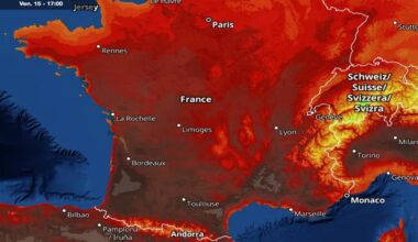 Carte France chaleur