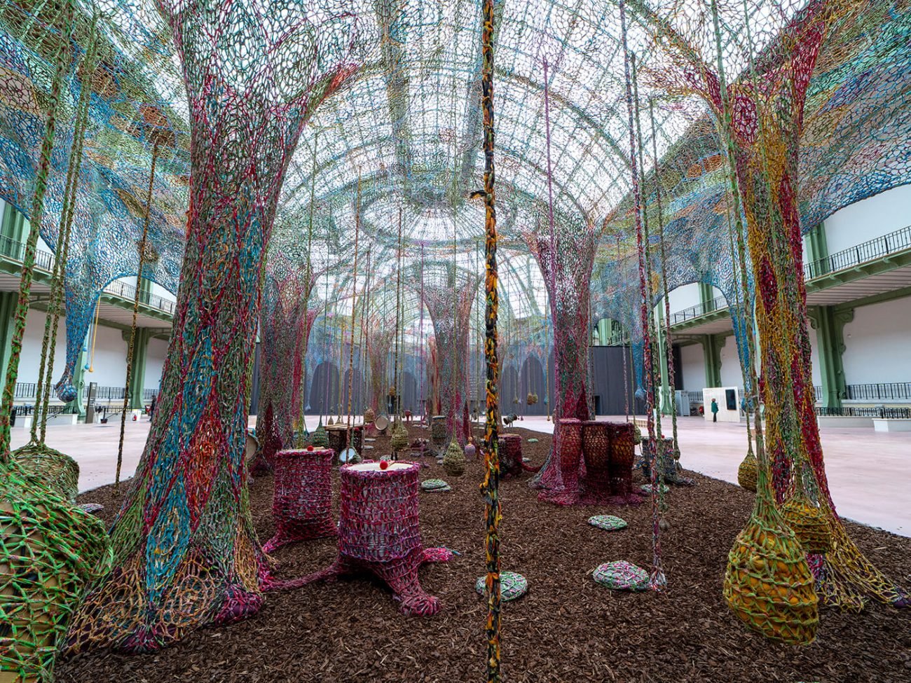 Ernesto Neto, Exposition Nosso Barco Tambor Terra au Grand Palais